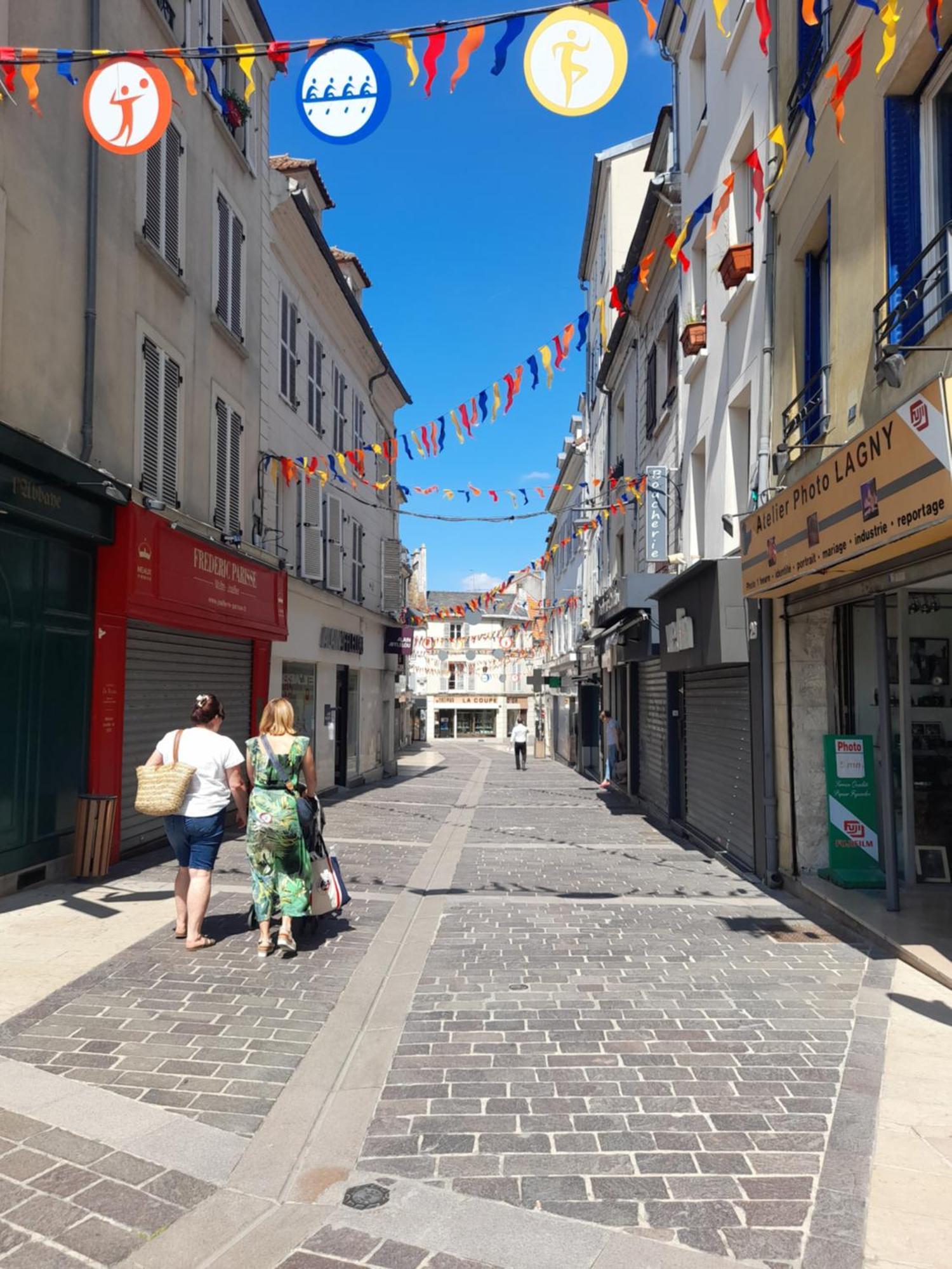 Appart Dans Petit Chateau En Centre Ville Lagny Exterior foto